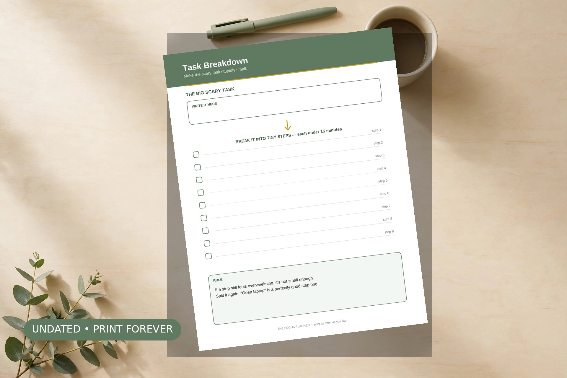 The Focus Planner — photo 4