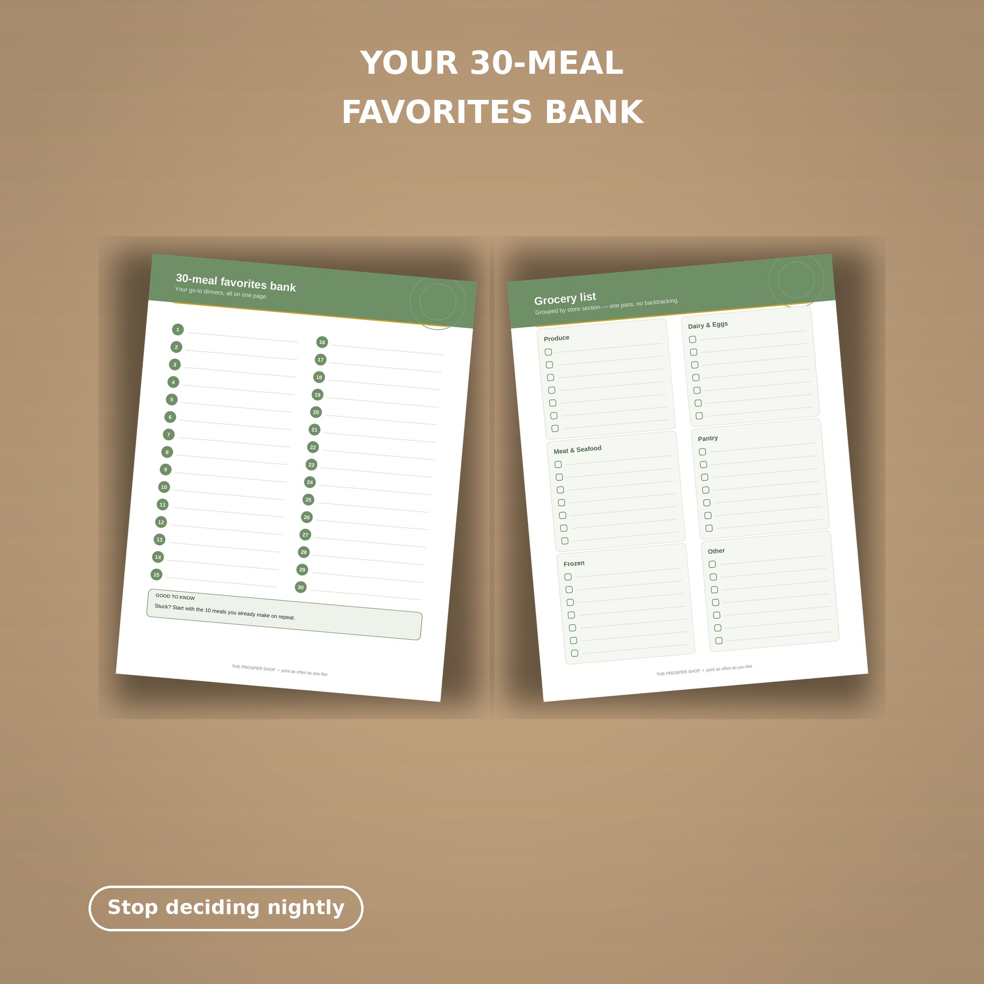 Kitchen Quest Meal Planning Bundle — photo 3