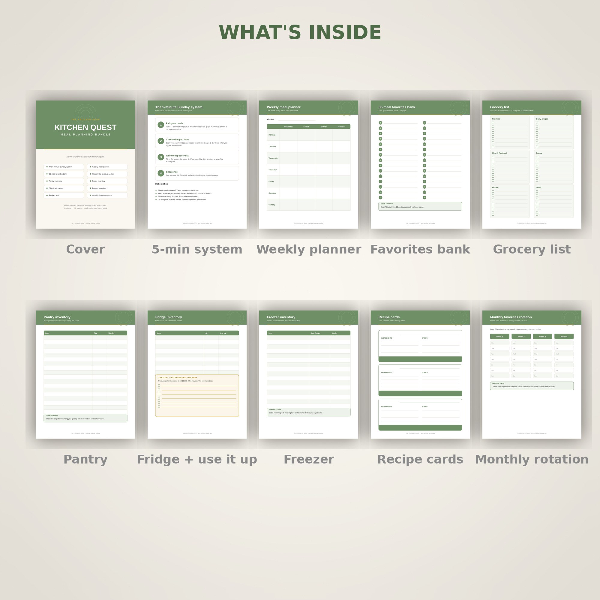 Kitchen Quest Meal Planning Bundle — photo 4